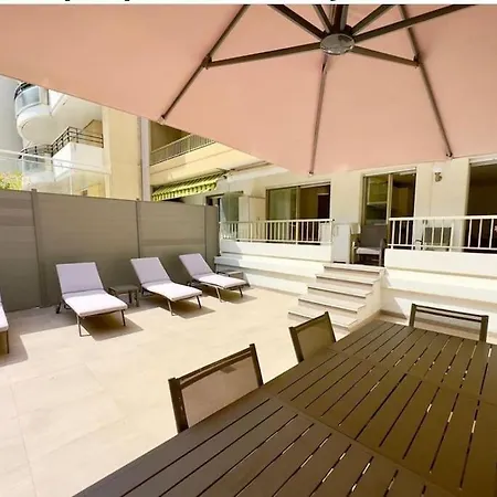 Sweet Home+Terrasse De 60M2 ,2 Mn From Croisette Beach